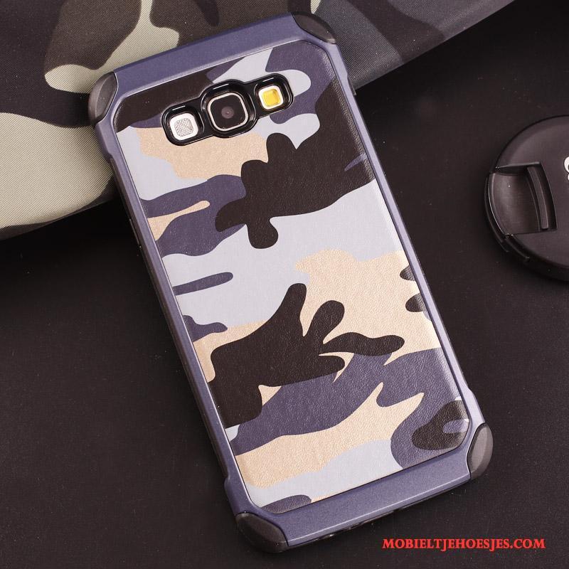 Samsung Galaxy J7 2016 All Inclusive Hoes Groen Hoesje Telefoon Ster Camouflage Siliconen