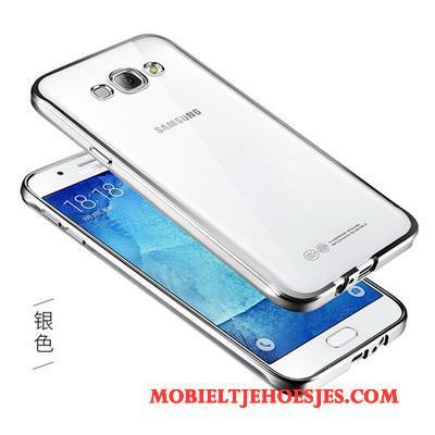 Samsung Galaxy J7 2016 Doorzichtig Ster Hoes Hoesje Telefoon Plating Bescherming Dun
