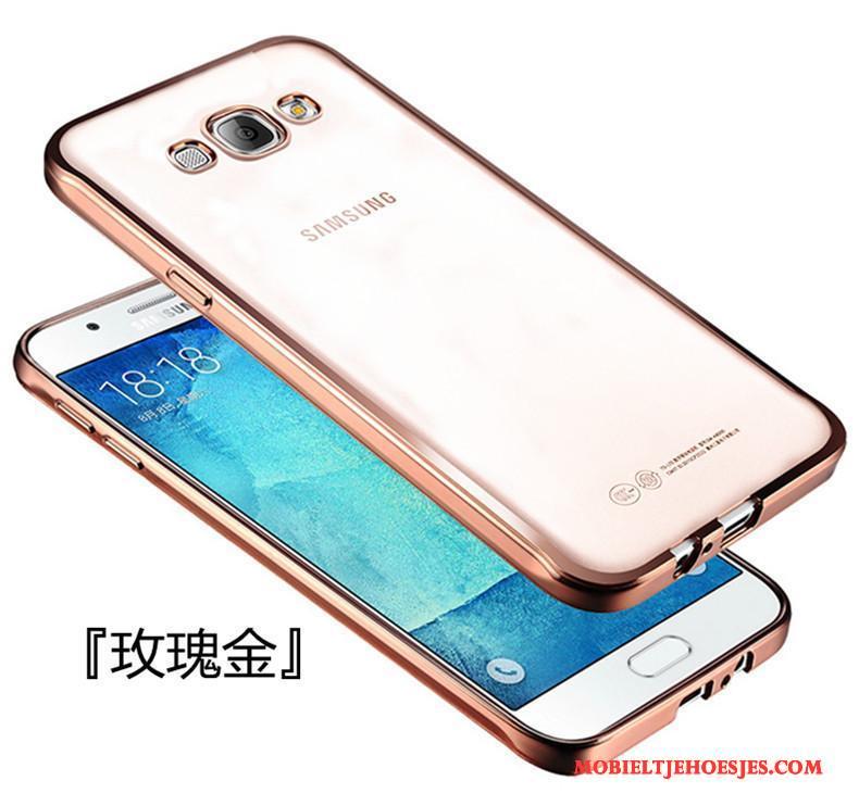 Samsung Galaxy J7 2016 Zacht Siliconen Hoesje Telefoon Doorzichtig Bescherming Ster
