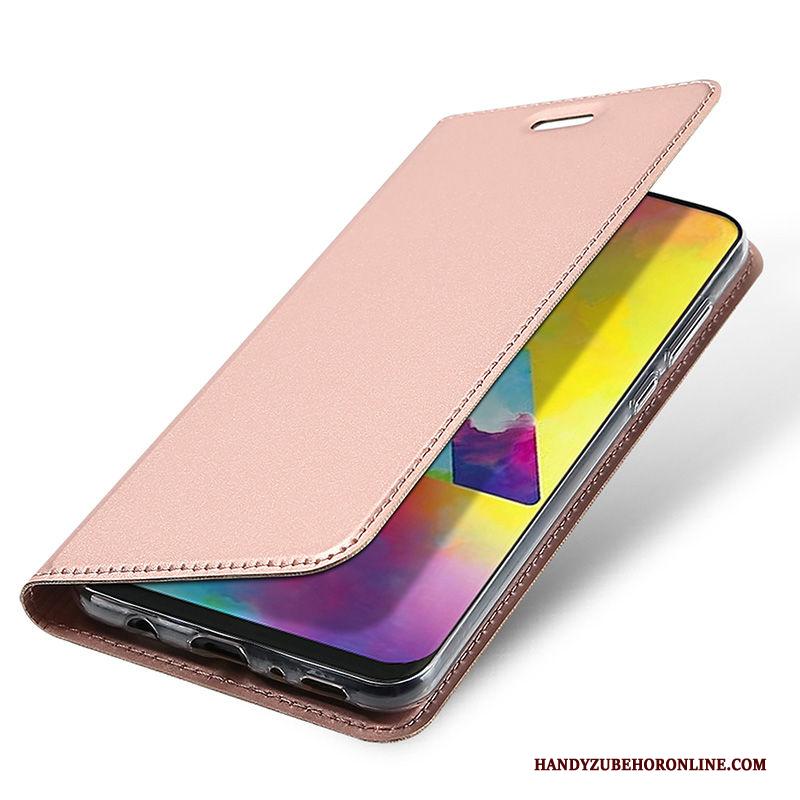 Samsung Galaxy M20 Hoesje Telefoon Ster Tempereren Skärmskydd Rose Goud