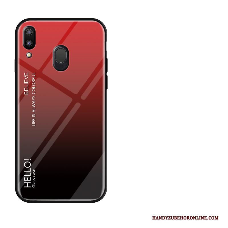 Samsung Galaxy M20 Hoesje Verloop Anti-fall Lovers Dun Nieuw Wind Net Red