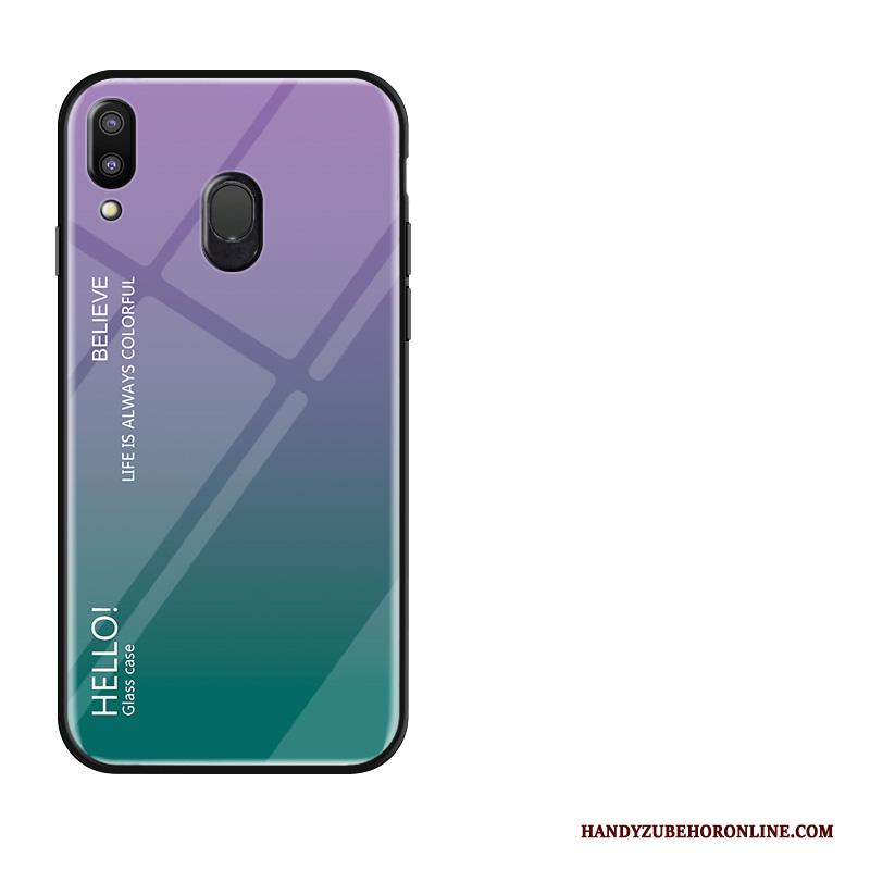 Samsung Galaxy M20 Hoesje Verloop Anti-fall Lovers Dun Nieuw Wind Net Red