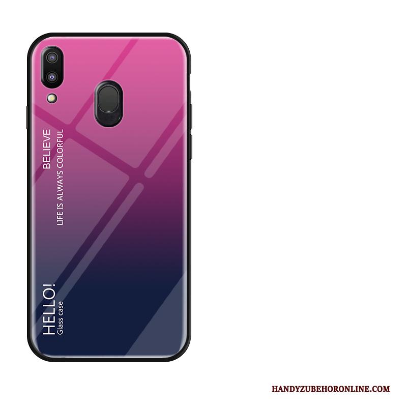 Samsung Galaxy M20 Hoesje Verloop Anti-fall Lovers Dun Nieuw Wind Net Red