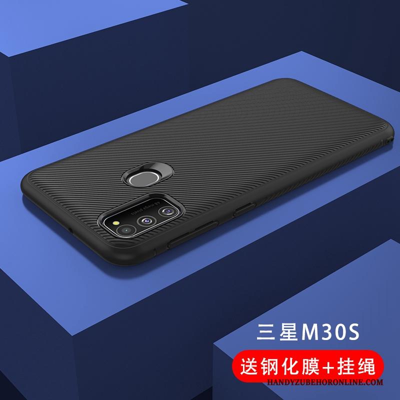 Samsung Galaxy M30s Hoesje Eenvoudige Ster Anti-fall Trend Hoes Bescherming Hanger