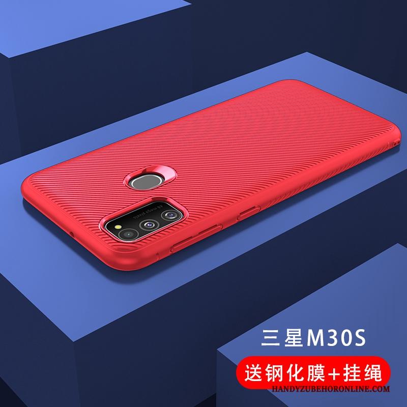 Samsung Galaxy M30s Hoesje Eenvoudige Ster Anti-fall Trend Hoes Bescherming Hanger