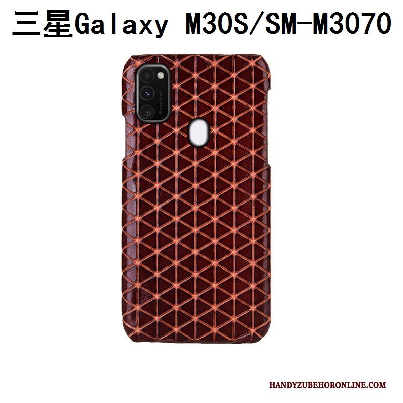 Samsung Galaxy M30s Luxe Anti-fall Hoesje Telefoon Mobiele Telefoon Bescherming Achterklep Mode