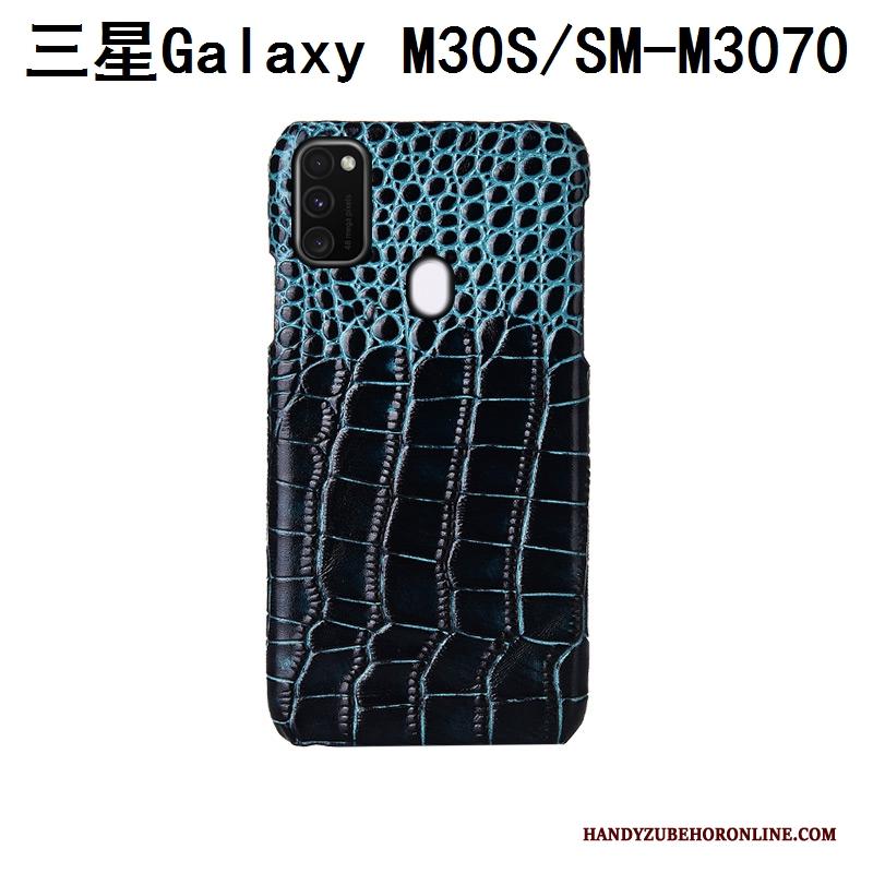 Samsung Galaxy M30s Vogel Luxe Achterklep Pas Anti-fall Mode Hoesje Telefoon