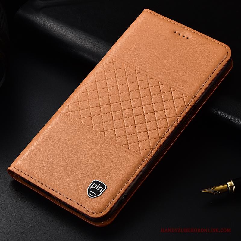 Samsung Galaxy Note 10+ All Inclusive Leren Etui Hoesje Telefoon Ster Bescherming Anti-fall Geel