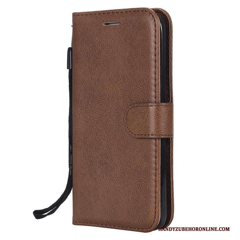 Samsung Galaxy Note 10 Effen Kleur Ster Leren Etui Folio Zacht Bescherming Hoesje Telefoon