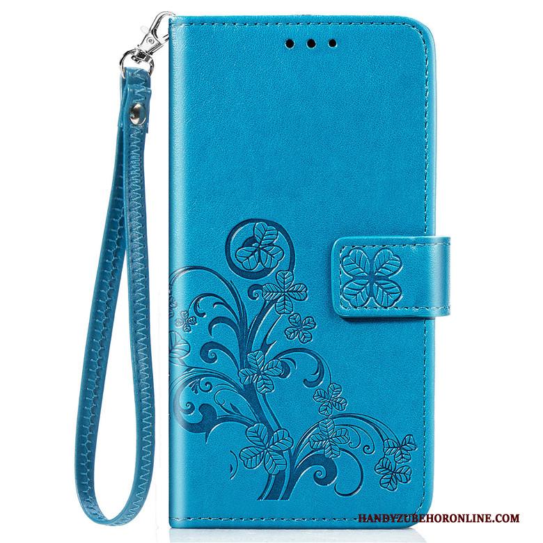 Samsung Galaxy Note 10 Lite Clamshell Bescherming Blauw All Inclusive Ster Hoesje Telefoon Leren Etui