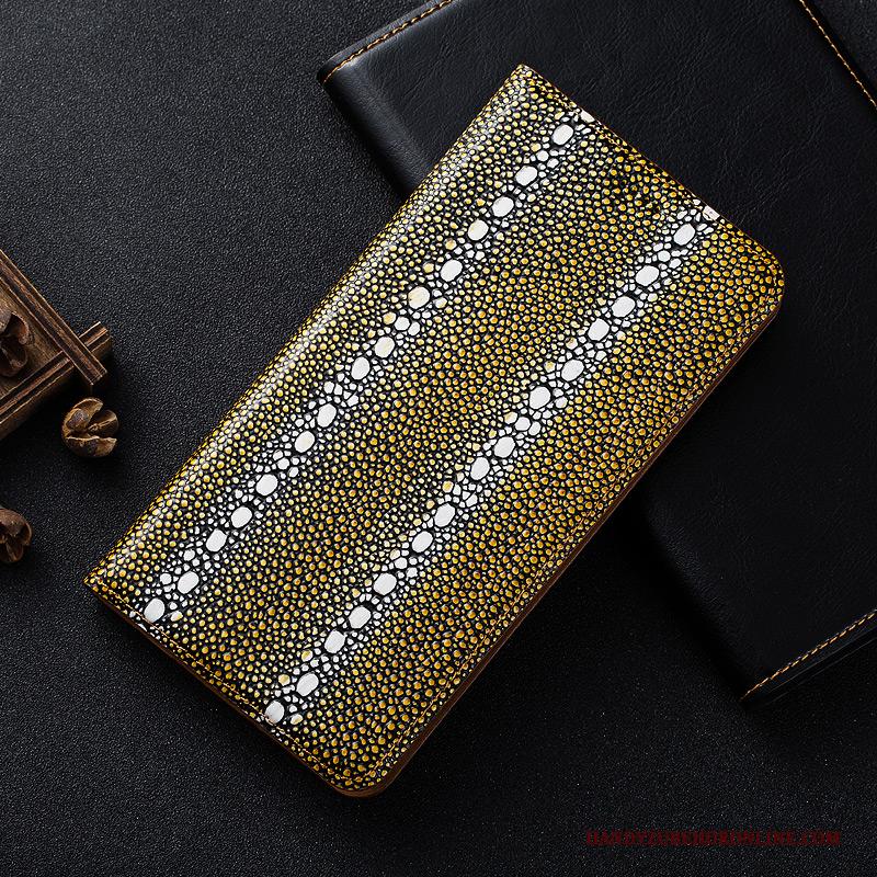 Samsung Galaxy Note 10 Lite Hoesje Anti-fall Goud Folio Hoes Ster Parel Bescherming