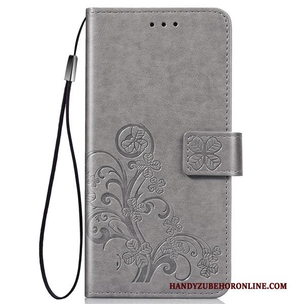 Samsung Galaxy Note 10 Lite Hoesje Rood Zacht Bescherming Clamshell Anti-fall Hoes Leren Etui