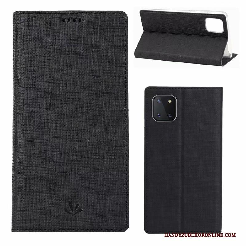 Samsung Galaxy Note 10 Lite Ster Doek Hoesje Telefoon Leren Etui Patroon Kaart Folio