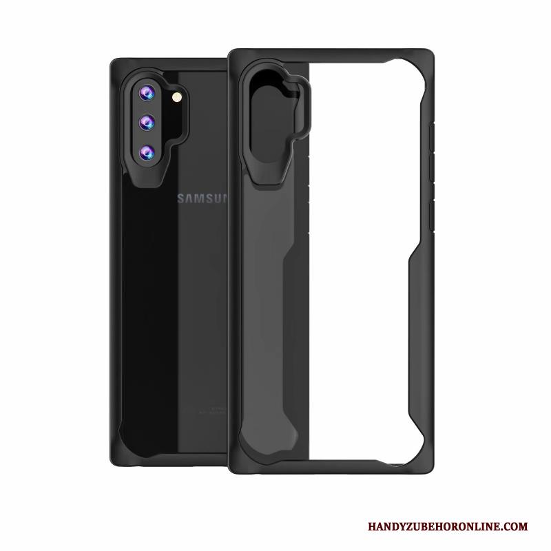 Samsung Galaxy Note 10+ Rood Hoes Bescherming Ster Anti-fall Hoesje Telefoon