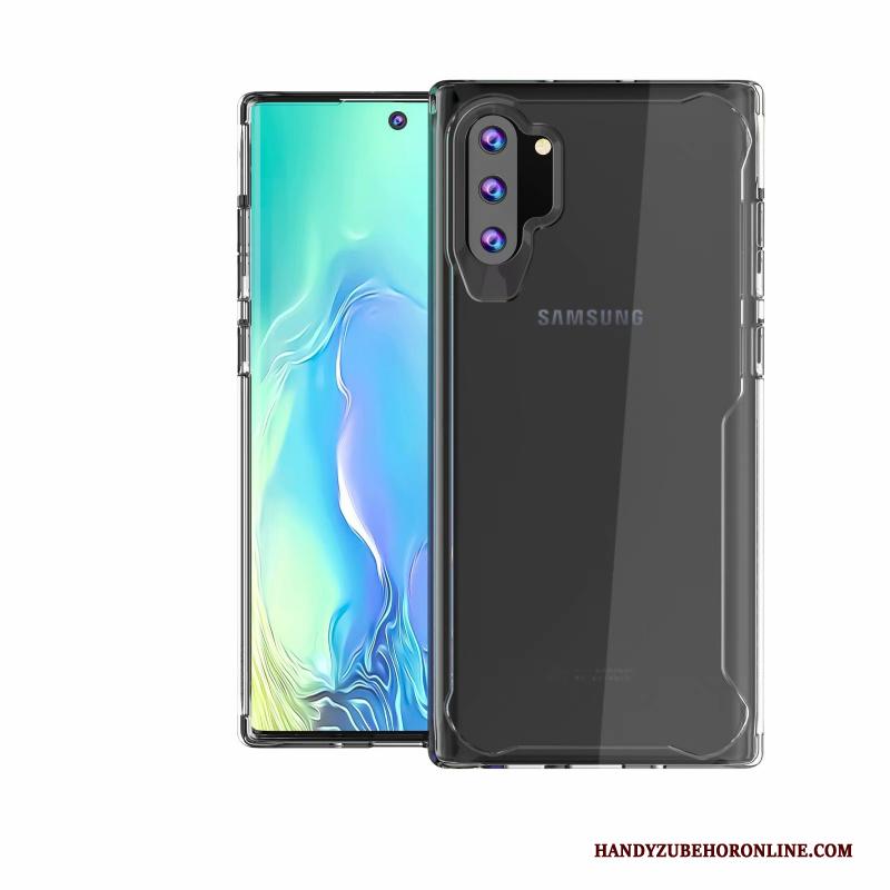 Samsung Galaxy Note 10+ Rood Hoes Bescherming Ster Anti-fall Hoesje Telefoon