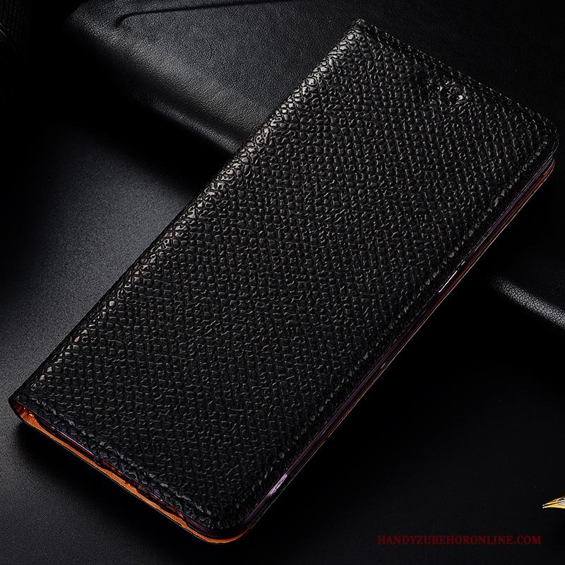 Samsung Galaxy Note 10+ Ster Hoesje Telefoon Patroon Leren Etui Mesh Bescherming Folio