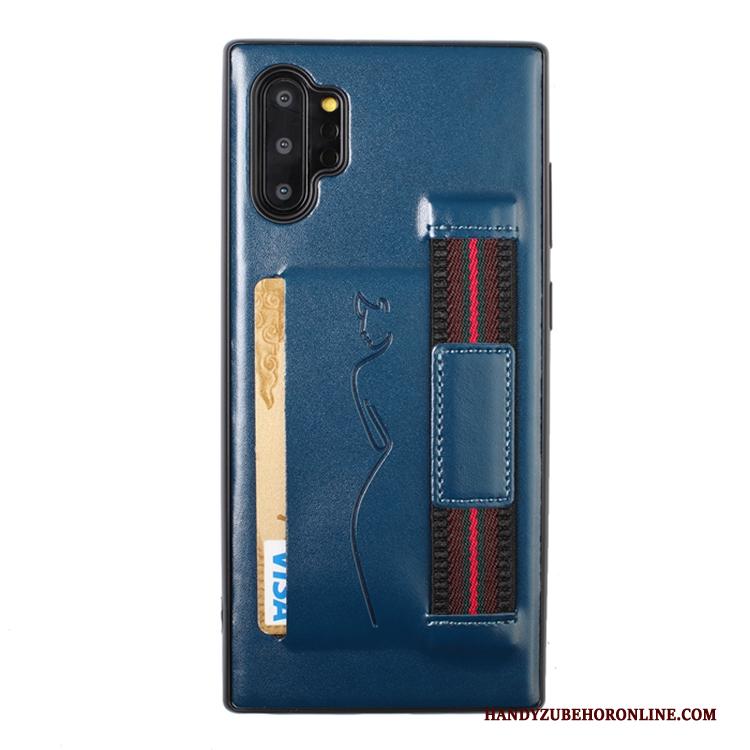 Samsung Galaxy Note 10+ Zacht Rood Ster Hoesje Telefoon Kaart