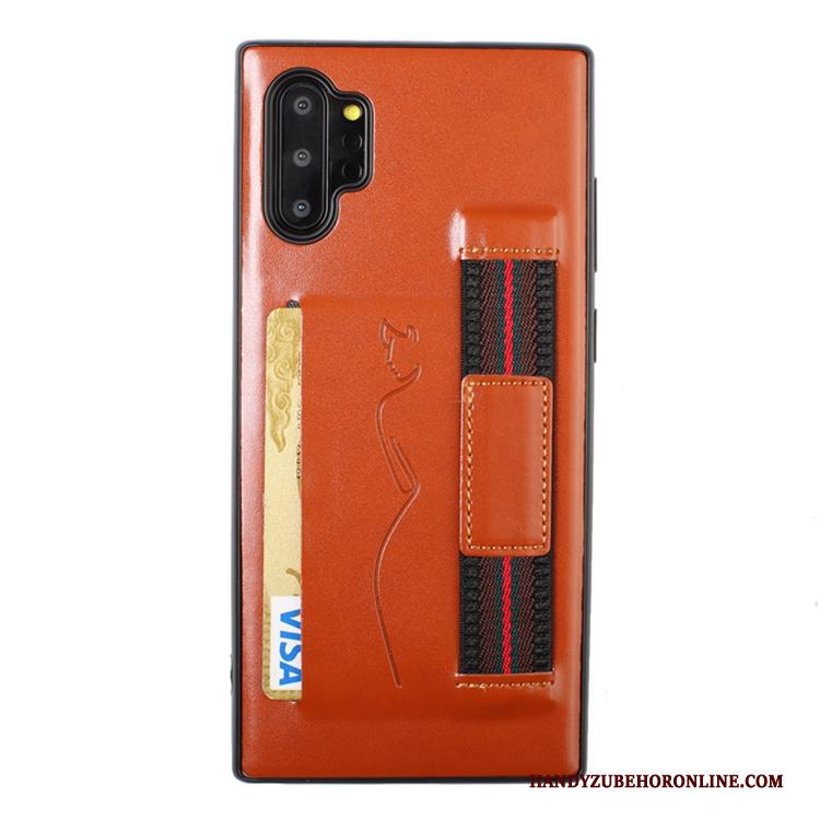 Samsung Galaxy Note 10+ Zacht Rood Ster Hoesje Telefoon Kaart