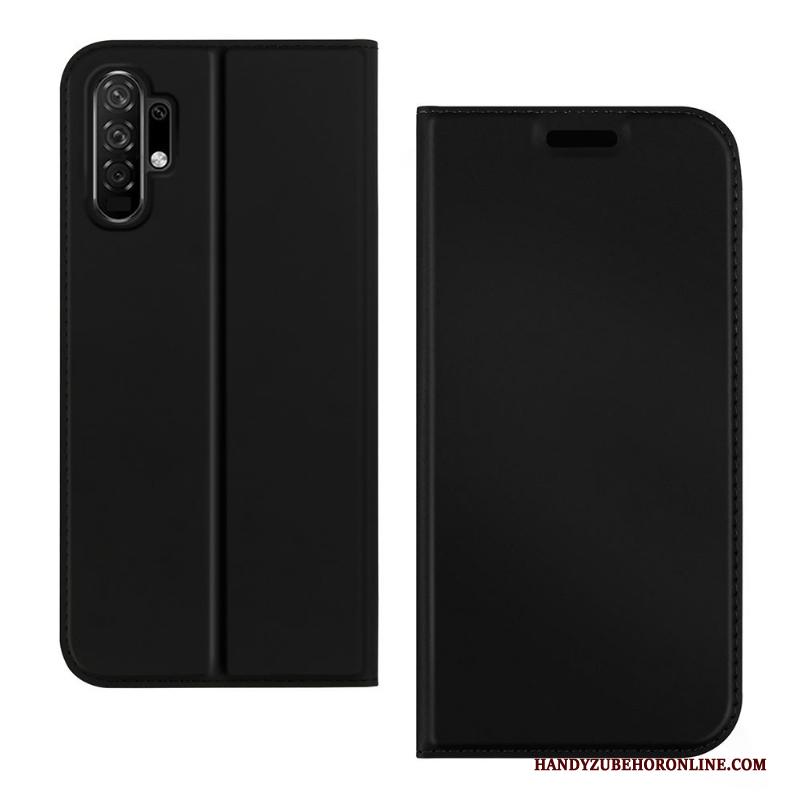 Samsung Galaxy Note 10+ Zwart Folio Ster Hoesje Telefoon Leren Etui