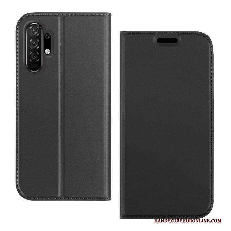 Samsung Galaxy Note 10+ Zwart Folio Ster Hoesje Telefoon Leren Etui