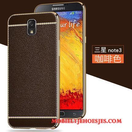 Samsung Galaxy Note 3 Anti-fall Roze Siliconen Hoesje Ster Bescherming Telefoon