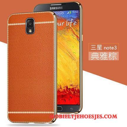 Samsung Galaxy Note 3 Anti-fall Roze Siliconen Hoesje Ster Bescherming Telefoon