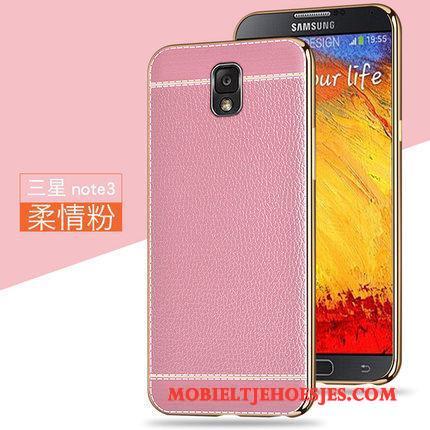 Samsung Galaxy Note 3 Anti-fall Roze Siliconen Hoesje Ster Bescherming Telefoon