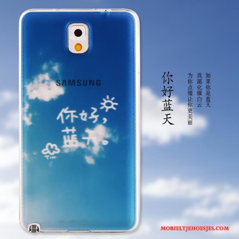 Samsung Galaxy Note 3 Bescherming Hoesje Ster Dun Zacht Mobiele Telefoon Geschilderd