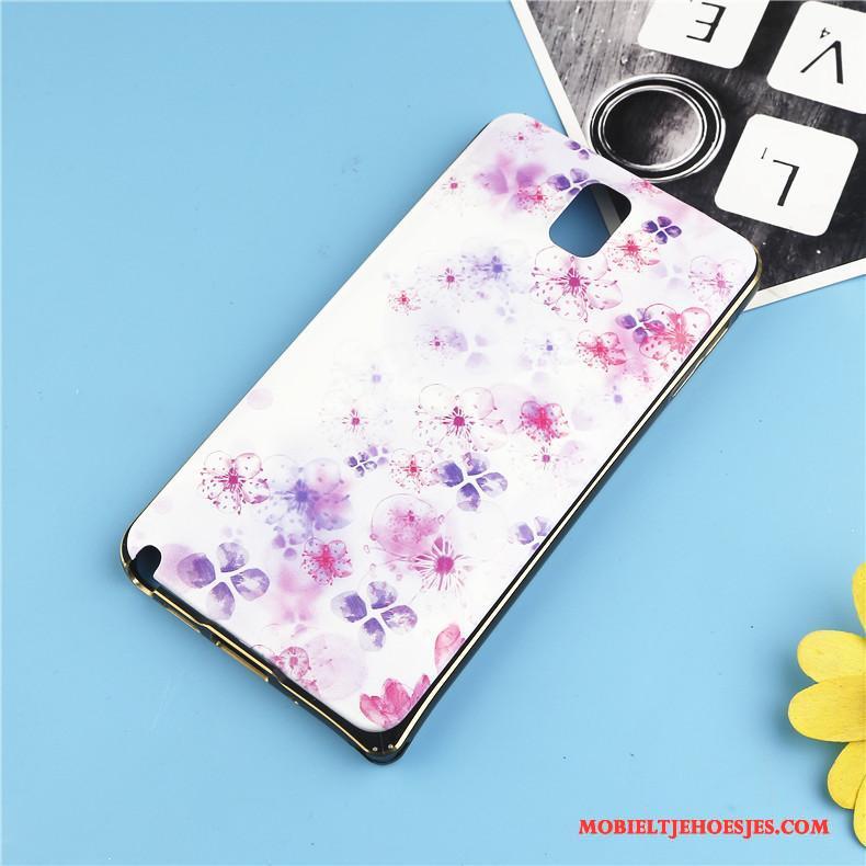 Samsung Galaxy Note 3 Hoesje Achterklep Omlijsting Kleur Hoes Ster Bescherming Metaal