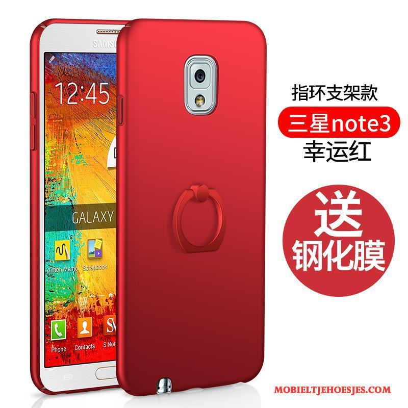 Samsung Galaxy Note 3 Hoesje Telefoon Ster Hard Rood Bescherming Siliconen Trend