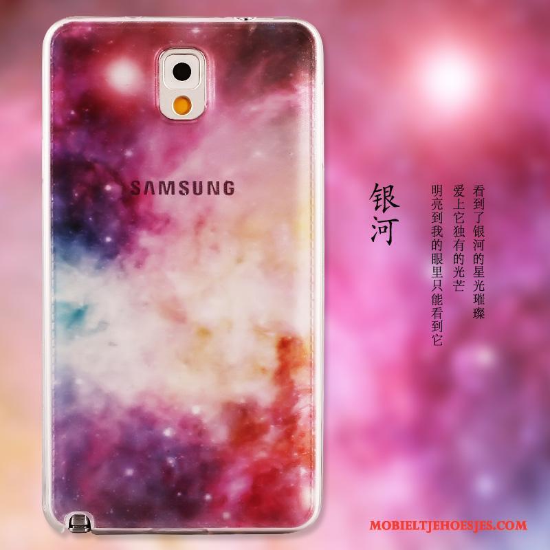 Samsung Galaxy Note 3 Ster Groen Hoesje Siliconen Telefoon