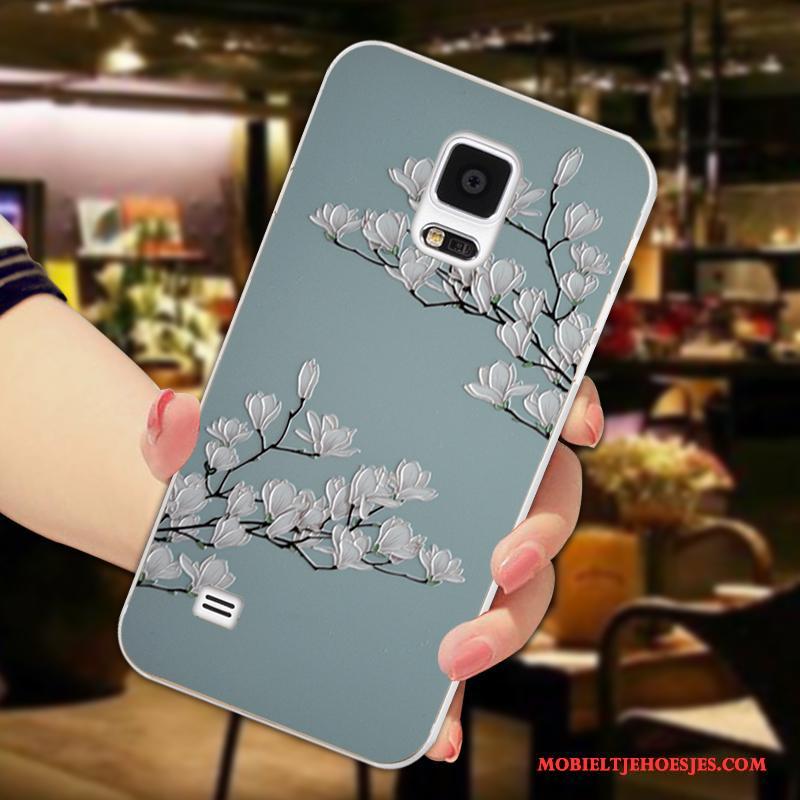 Samsung Galaxy Note 4 Anti-fall Hoes Bloemblaadjes Licht Hoesje Telefoon Bescherming Siliconen