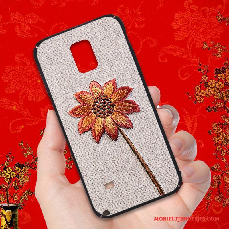 Samsung Galaxy Note 4 Bescherming All Inclusive Hoesje Zwart Hard Schrobben Anti-fall