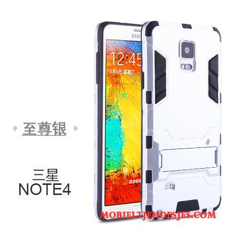 Samsung Galaxy Note 4 Hoesje All Inclusive Hoes Hard Siliconen Trend Eenvoudige Ster