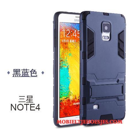 Samsung Galaxy Note 4 Hoesje All Inclusive Hoes Hard Siliconen Trend Eenvoudige Ster