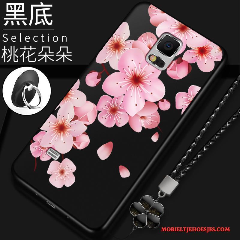 Samsung Galaxy Note 4 Hoesje Anti-fall Siliconen Ster Bloemen Zacht All Inclusive Mobiele Telefoon