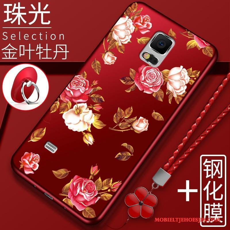 Samsung Galaxy Note 4 Hoesje Anti-fall Siliconen Ster Bloemen Zacht All Inclusive Mobiele Telefoon