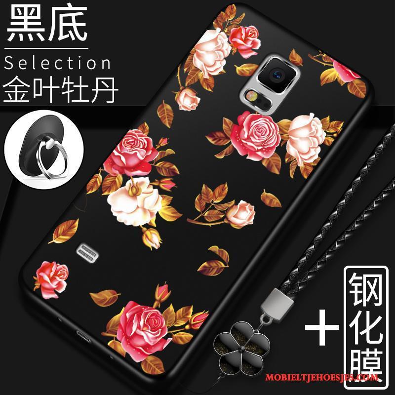 Samsung Galaxy Note 4 Hoesje Anti-fall Siliconen Ster Bloemen Zacht All Inclusive Mobiele Telefoon