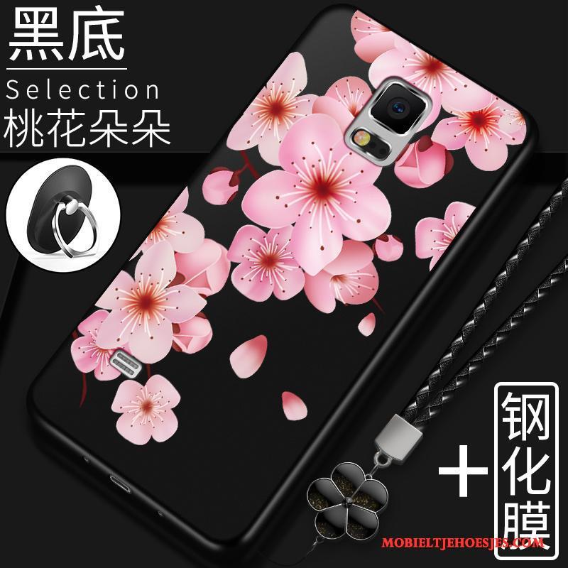 Samsung Galaxy Note 4 Hoesje Anti-fall Siliconen Ster Bloemen Zacht All Inclusive Mobiele Telefoon