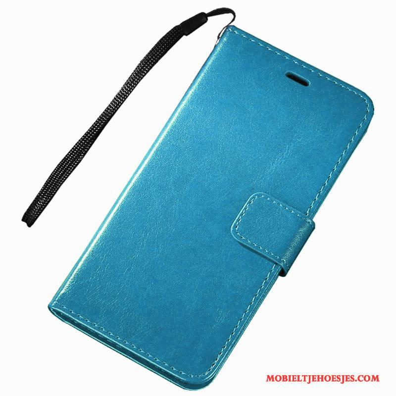 Samsung Galaxy Note 4 Hoesje Folio Mobiele Telefoon Leren Etui Bescherming Ster Zwart