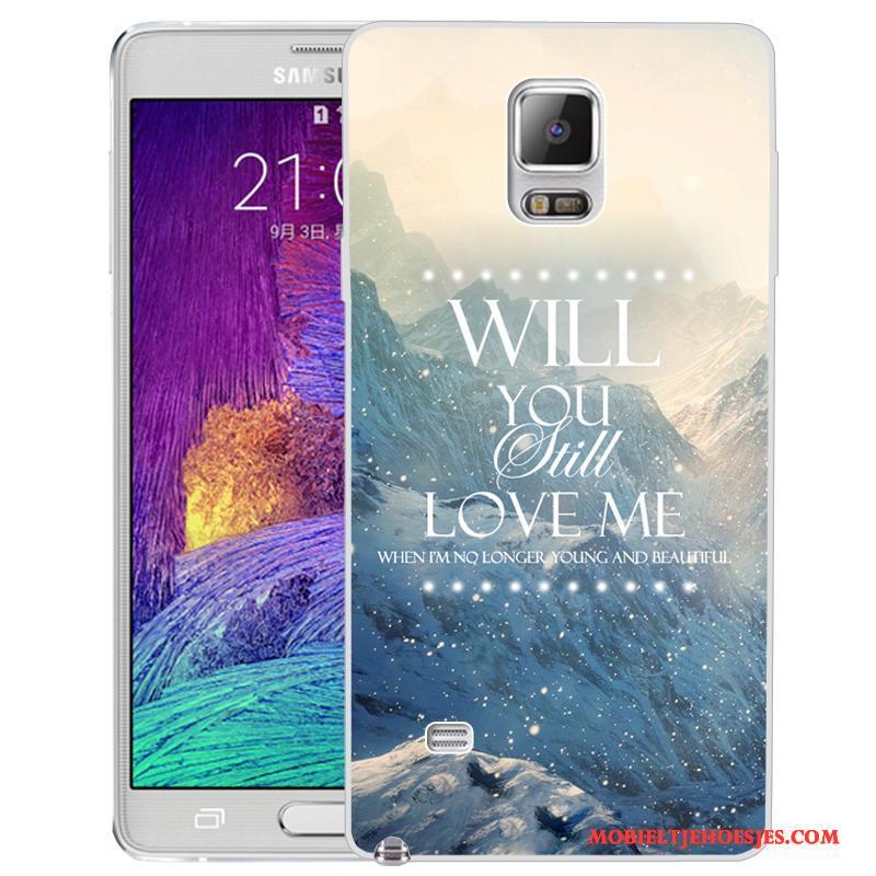 Samsung Galaxy Note 4 Hoesje Mobiele Telefoon Zacht Geschilderd Ster Telefoon Scheppend