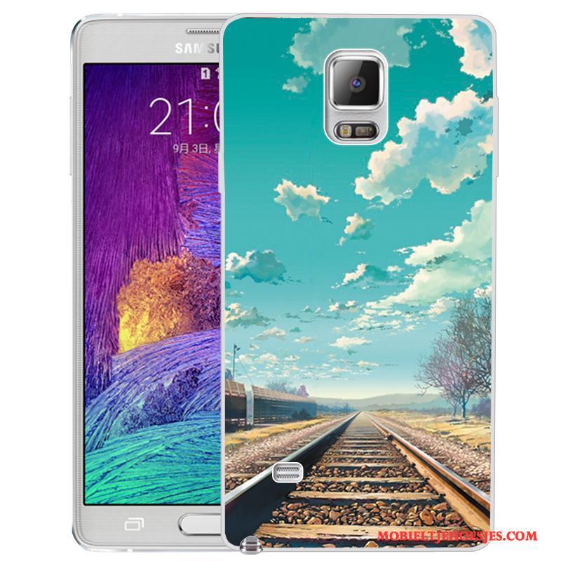 Samsung Galaxy Note 4 Hoesje Mobiele Telefoon Zacht Geschilderd Ster Telefoon Scheppend