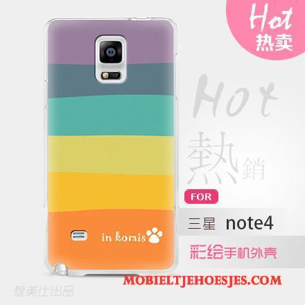 Samsung Galaxy Note 4 Mobiele Telefoon Kleur Hoes Hoesje Telefoon Bescherming Ster