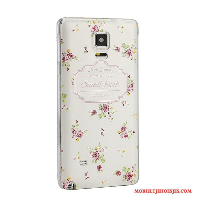 Samsung Galaxy Note 4 Roze Hoes Mobiele Telefoon Hoesje Telefoon Bescherming Ster Siliconen