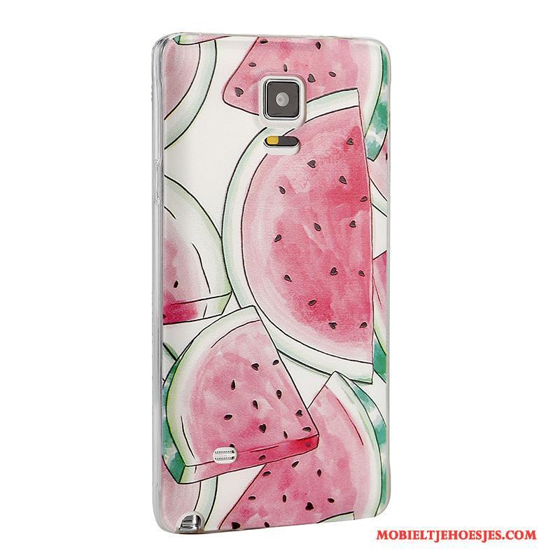 Samsung Galaxy Note 4 Roze Hoes Mobiele Telefoon Hoesje Telefoon Bescherming Ster Siliconen