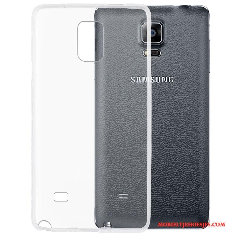 Samsung Galaxy Note 4 Zacht Bescherming Hoesje Telefoon Trend Siliconen Dun Ster