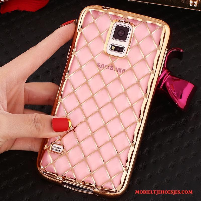 Samsung Galaxy Note 4 Zacht Bescherming Rose Goud Hoesje Mobiele Telefoon Met Strass Ster