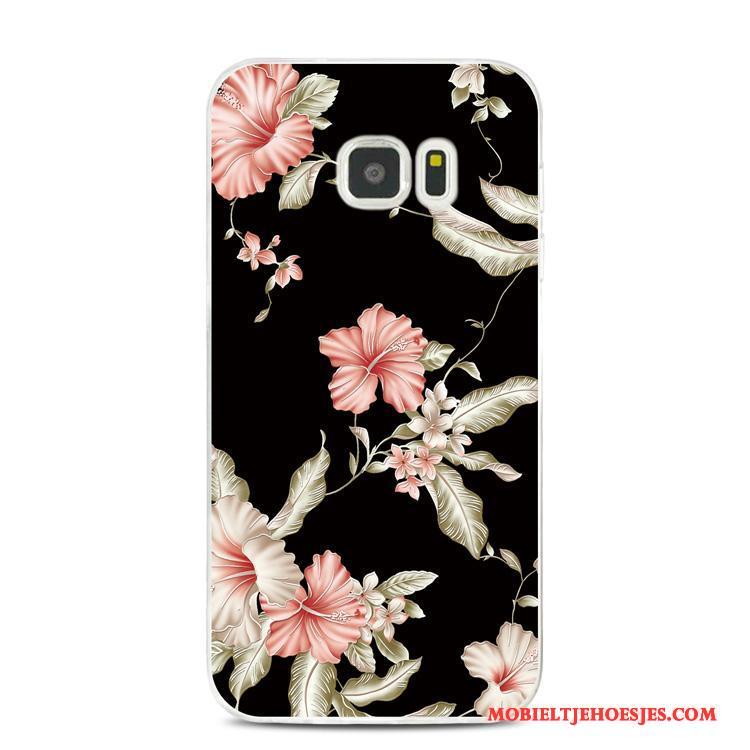 Samsung Galaxy Note 5 Bloemen Hoesje Telefoon Reliëf Mini Ster Zacht Bescherming