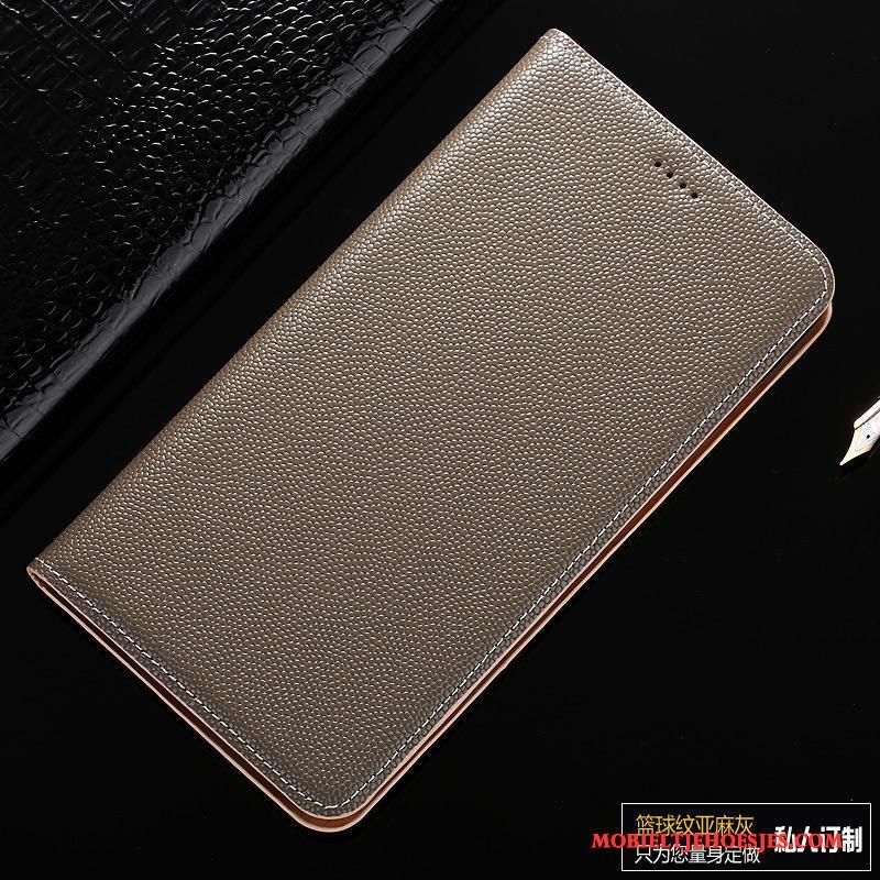 Samsung Galaxy Note 5 Folio Hoesje Telefoon Grijs Patroon Mobiele Telefoon Ster Leren Etui