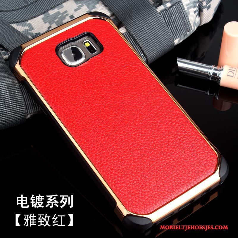 Samsung Galaxy Note 5 Hoes Bescherming Hoesje Telefoon Rose Goud Camouflage Trend Siliconen